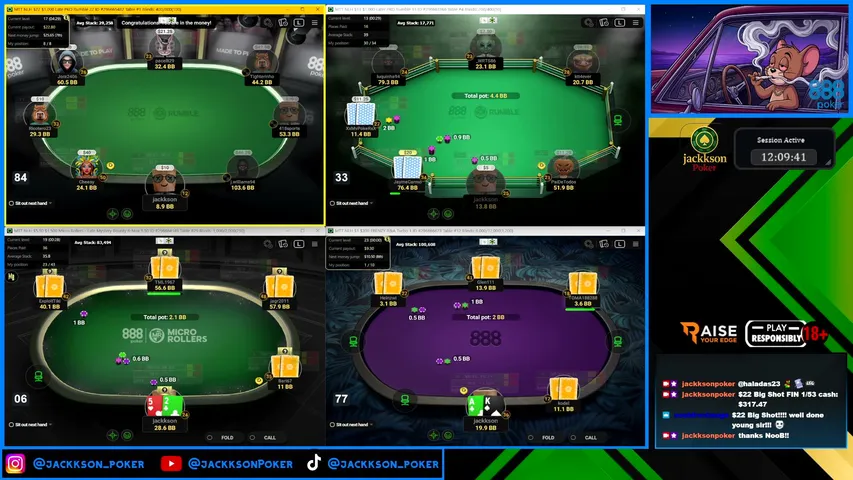 jackkson_poker playing Poker - Live Casino Stream