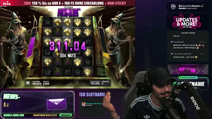 GambleCrew playing Slots & Casino - Live Casino Stream
