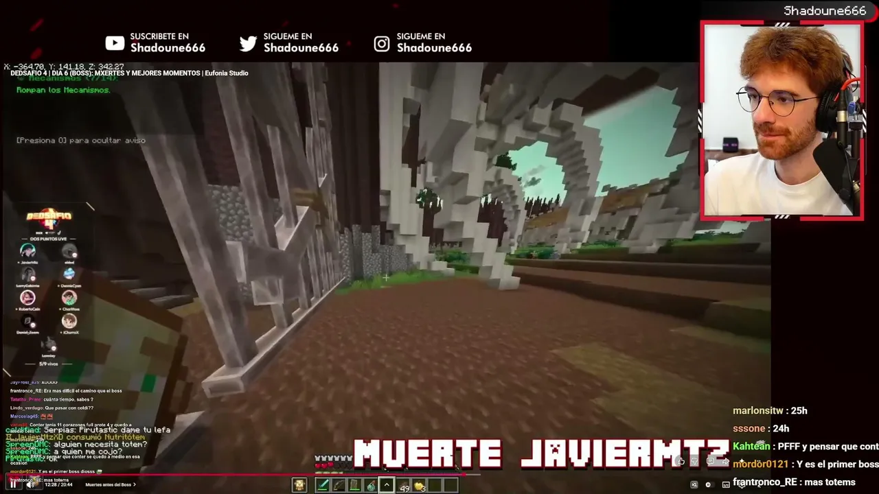 Shadoune666 — NUEVA SEMANA DE DEDSAFIO!! | Reaccion muerte / Totems, Dedsafio House, Team Mafia y mas