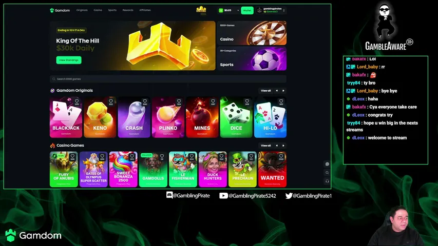 GamblingPirate playing Slots & Casino - Live Casino Stream