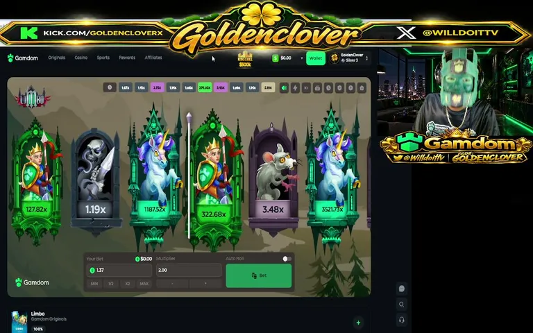 goldencloverx playing Slots & Casino - Live Casino Stream