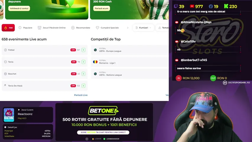 SteroSlots playing Slots & Casino - Live Casino Stream