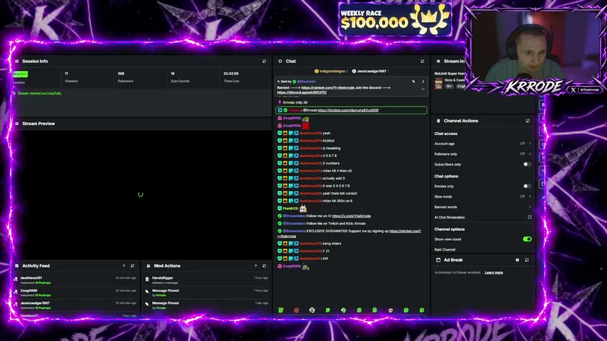 krrode playing Slots & Casino - Live Casino Stream