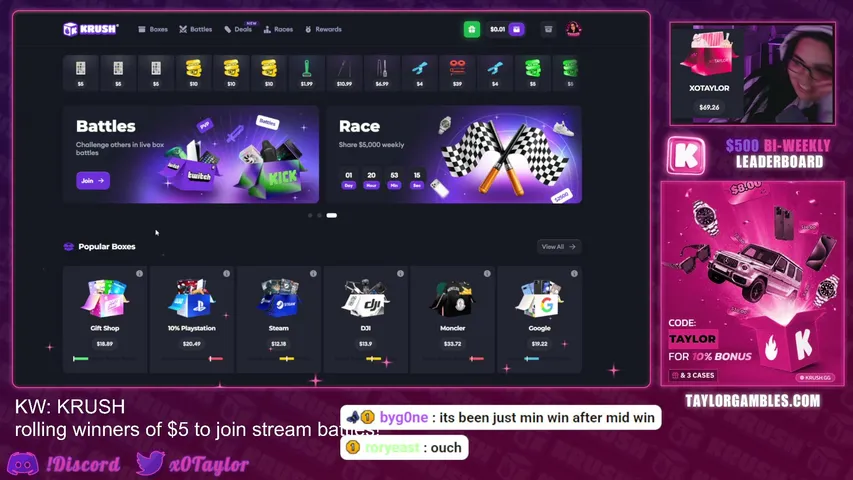x0taylor playing Slots & Casino - Live Casino Stream