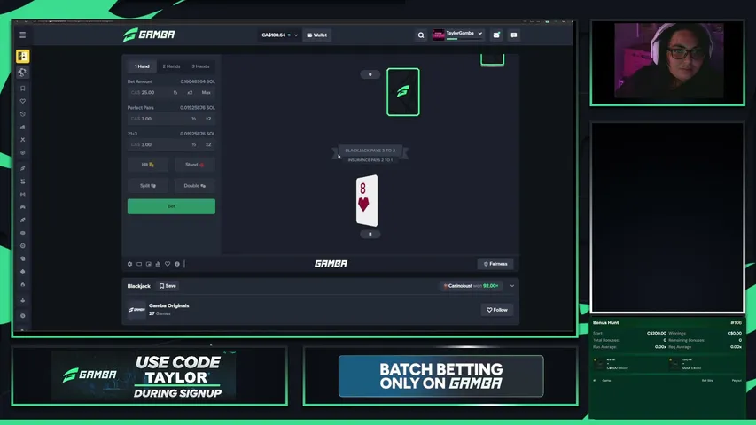 x0taylor playing Slots & Casino - Live Casino Stream