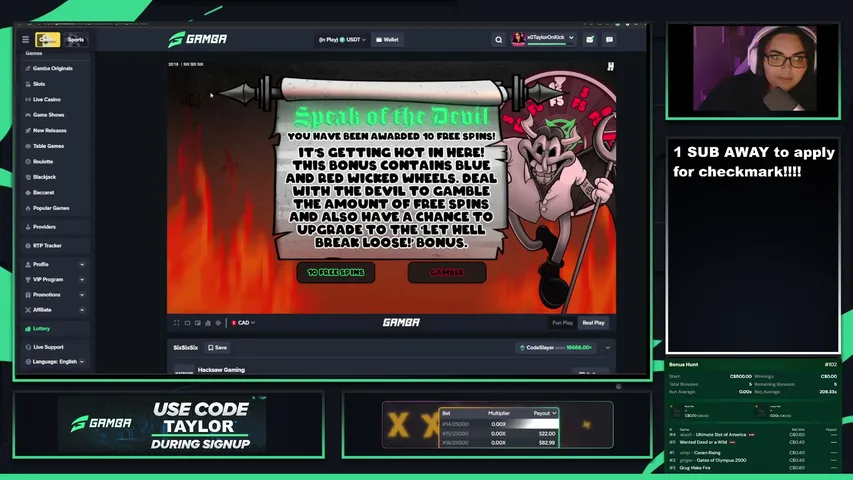x0taylor playing Slots & Casino - Live Casino Stream