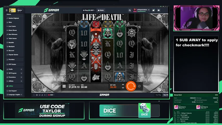 x0taylor playing Slots & Casino - Live Casino Stream