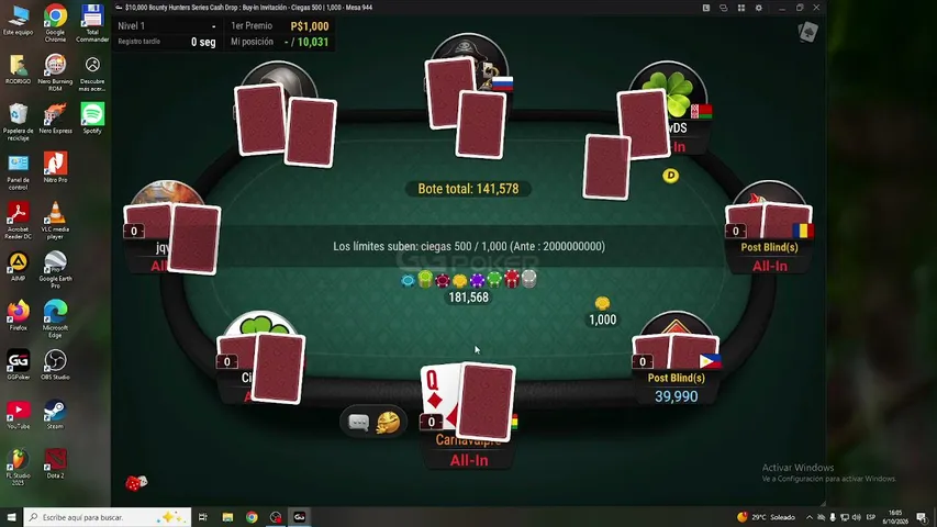 carnavalpro playing Poker - Live Casino Stream