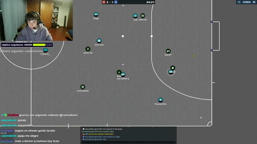 palito911 playing Haxball - Live Casino Stream