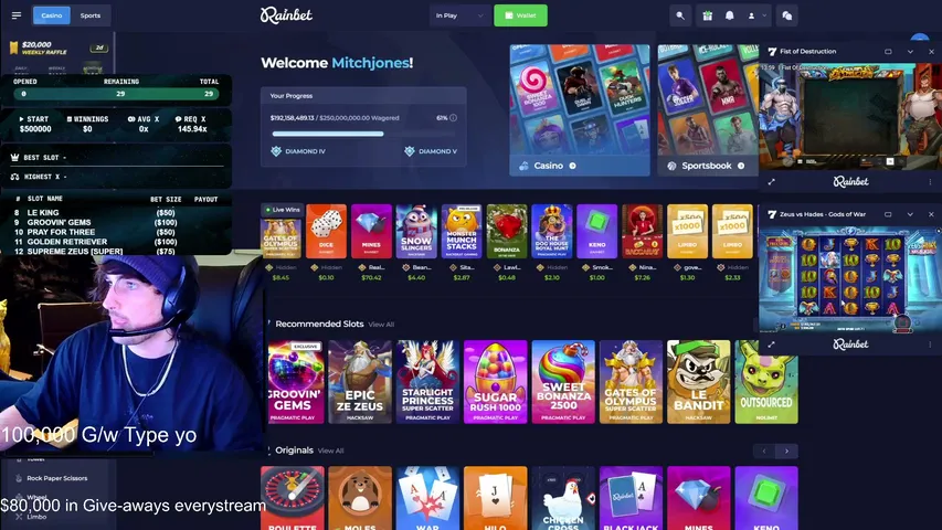 jacequiet playing Slots & Casino - Live Casino Stream