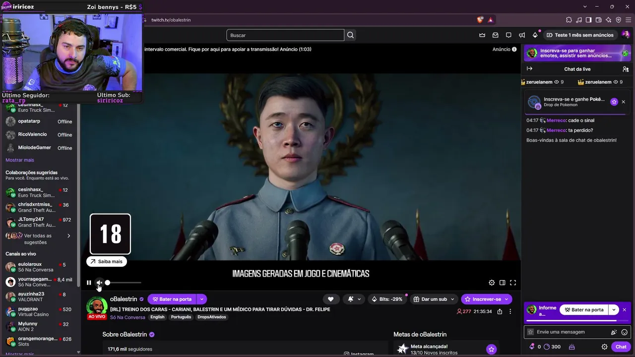 Bacurinrp live stream