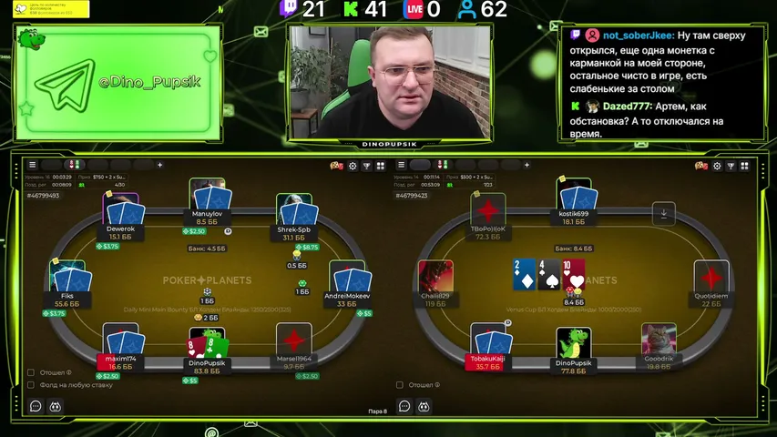 dinopupsik playing Monopoly Poker - Live Casino Stream