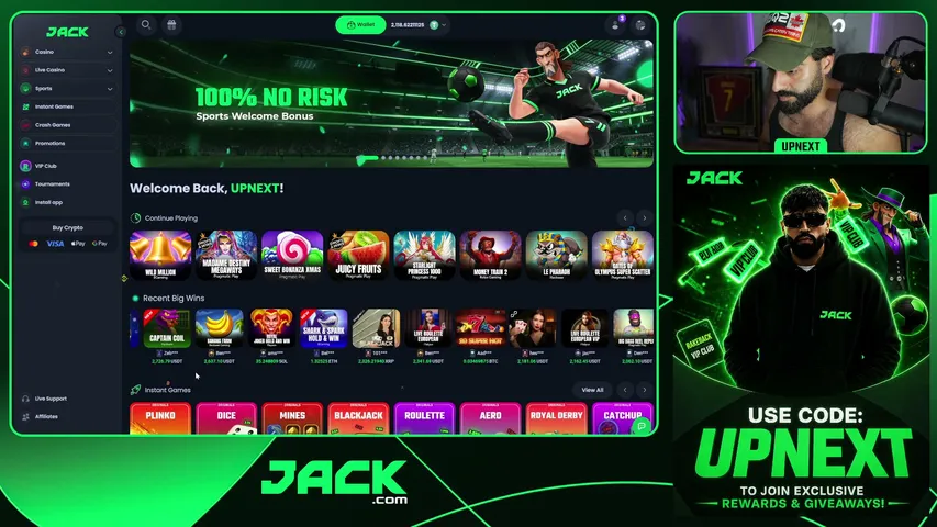 UPNEXTPLAYS playing Slots & Casino - Live Casino Stream