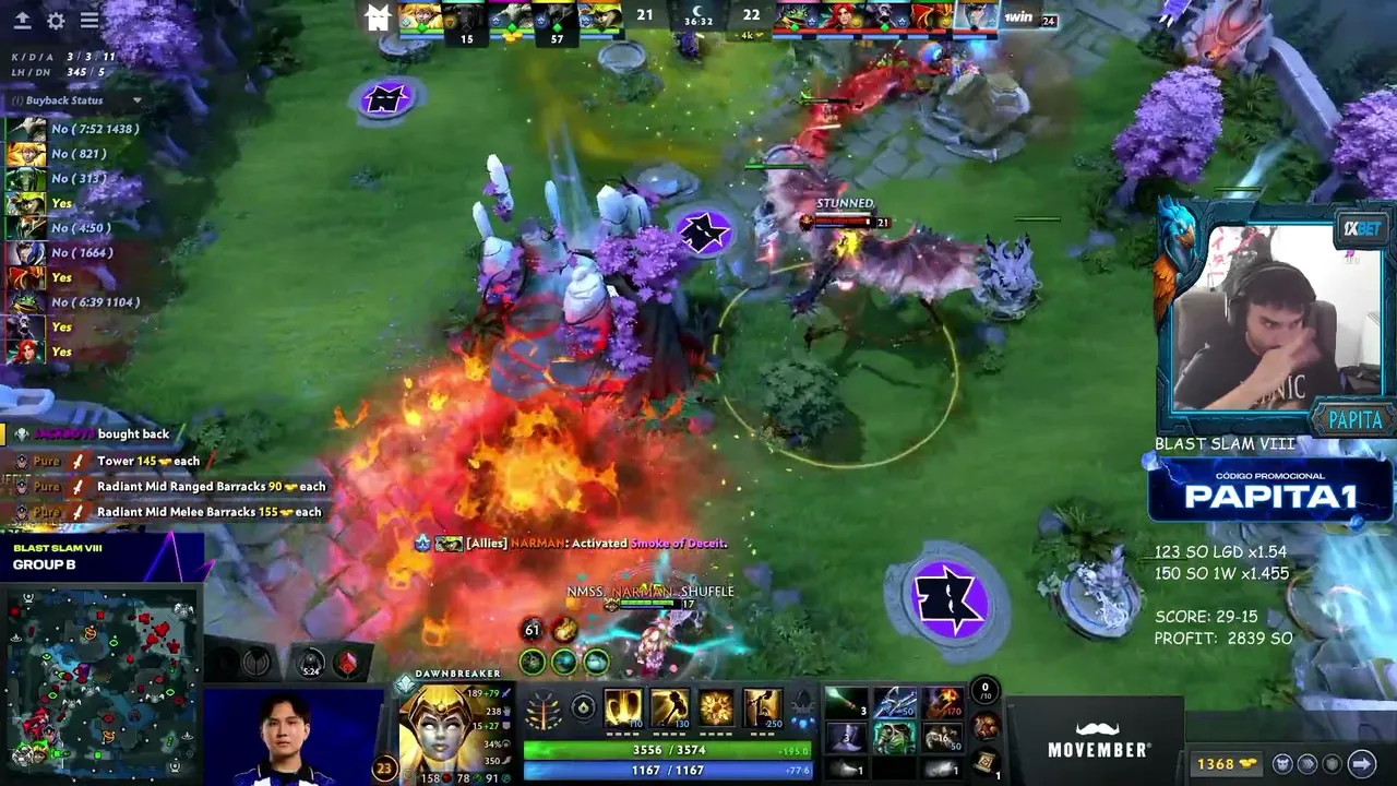 Papita — XG vs LGD Gaming  | Blast Slam VIII  !1x +18