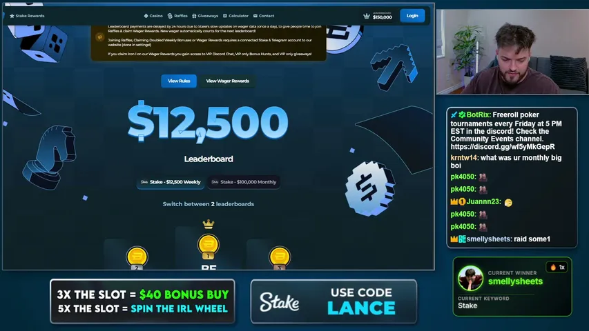 BONUS BUYS & GIVEAWAYS🏆 !STAKE 🏆$150,000 !LEADERBOARD🏆