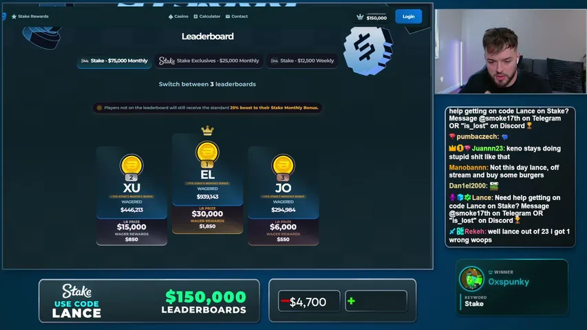 Lance playing Slots & Casino - Live Casino Stream