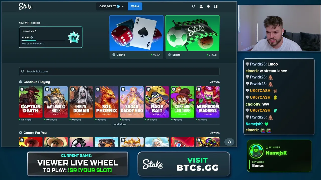 Lance live