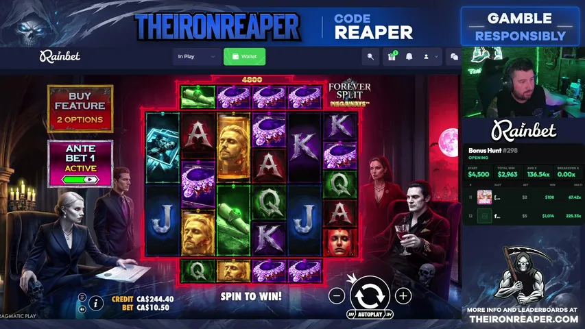 theironreaper playing Slots & Casino - Live Casino Stream