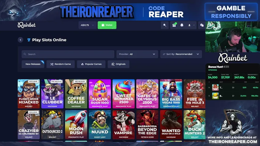 $4,500 Bonus Hunt w/ GTB | Viewer Suggestions | $3K Leaderboard | Code REAPER