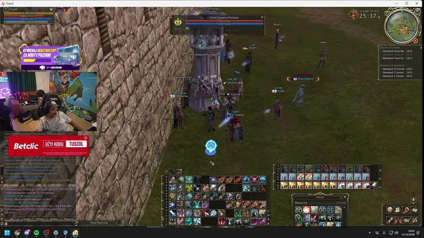 tuszol Lineage 2 stream image