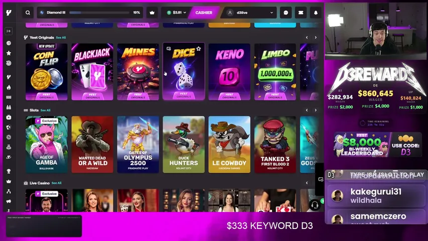 d3_rs playing Slots & Casino - Live Casino Stream