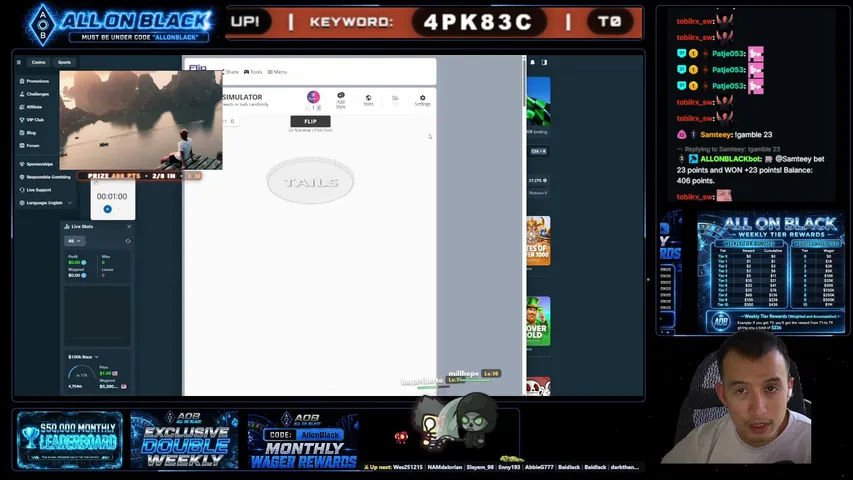 allonblack1919 playing Slots & Casino - Live Casino Stream