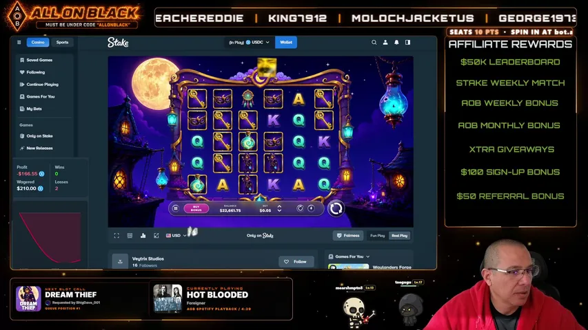allonblack1919 playing Slots & Casino - Live Casino Stream