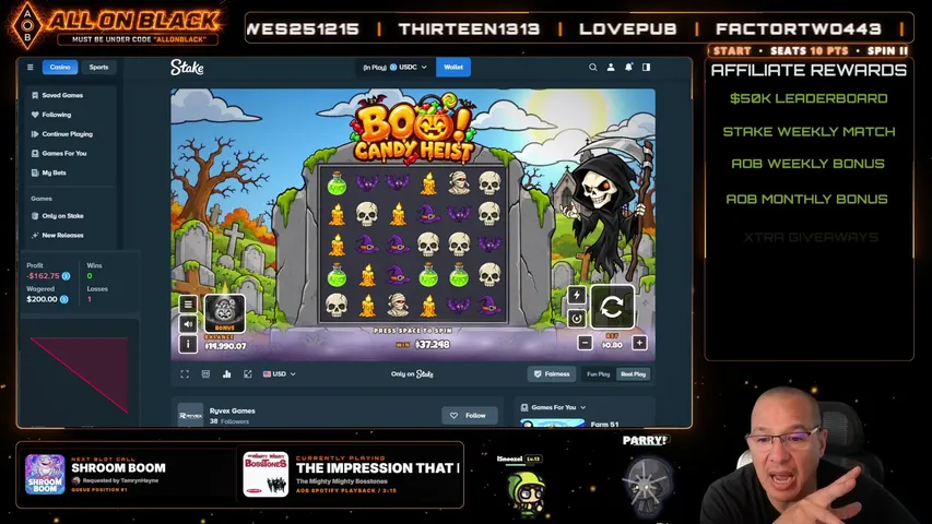 allonblack1919 playing Slots & Casino - Live Casino Stream