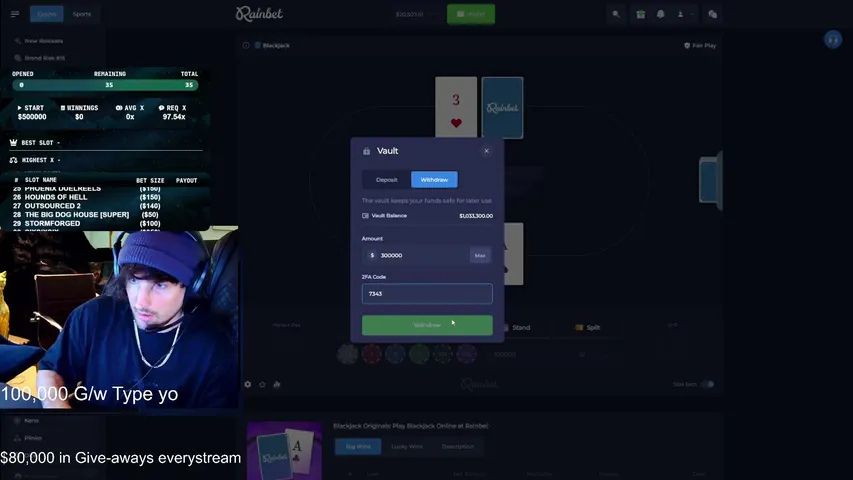 drewmoss playing Slots & Casino - Live Casino Stream