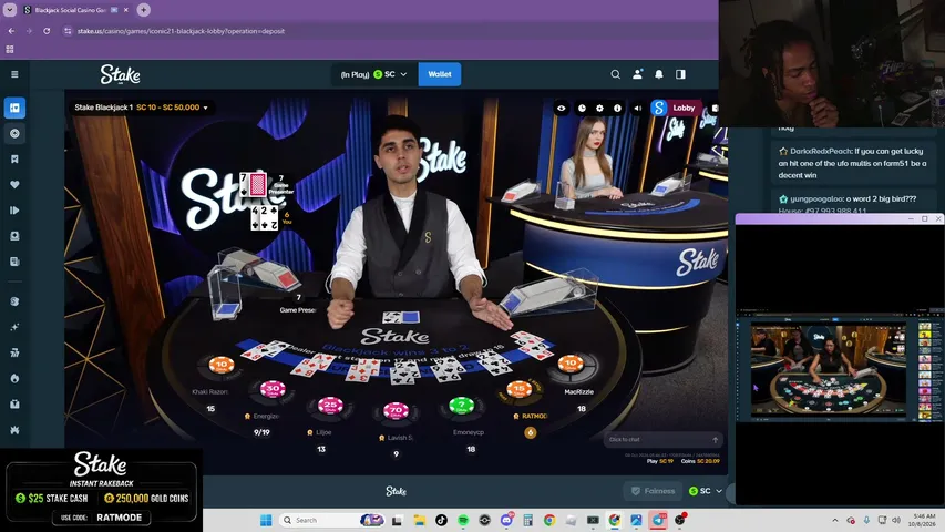 dougthegiant playing Slots & Casino - Live Casino Stream