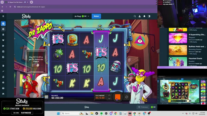 dougthegiant playing Slots & Casino - Live Casino Stream