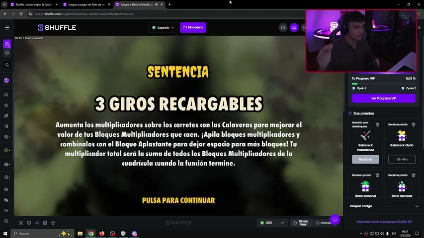 chosenasher playing Slots & Casino - Live Casino Stream