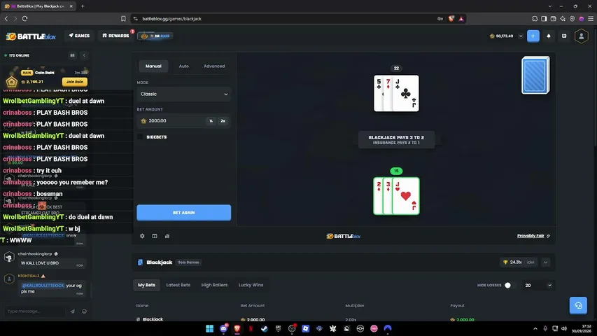 gladiatorx1 playing Slots & Casino - Live Casino Stream