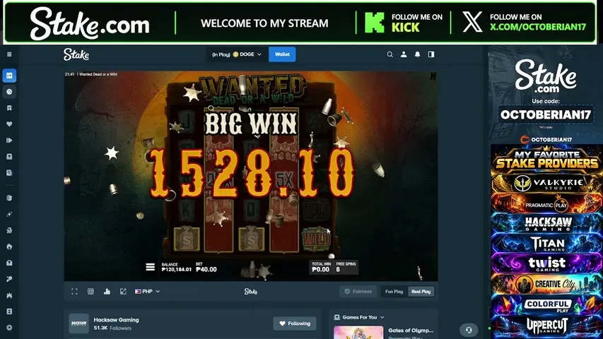 octoberian17 playing Slots & Casino - Live Casino Stream