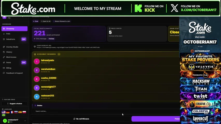 octoberian17 playing Slots & Casino - Live Casino Stream