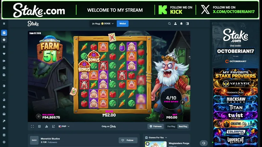 octoberian17 playing Slots & Casino - Live Casino Stream