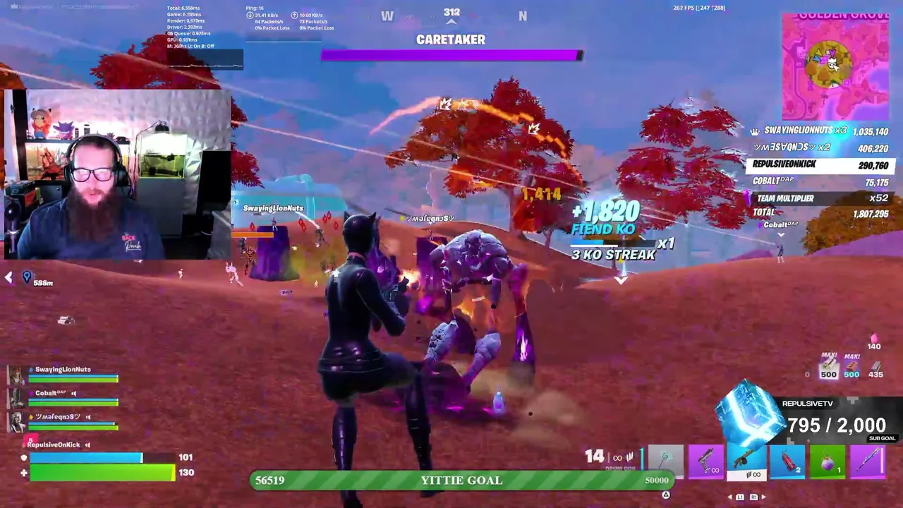 Repulsive live stream