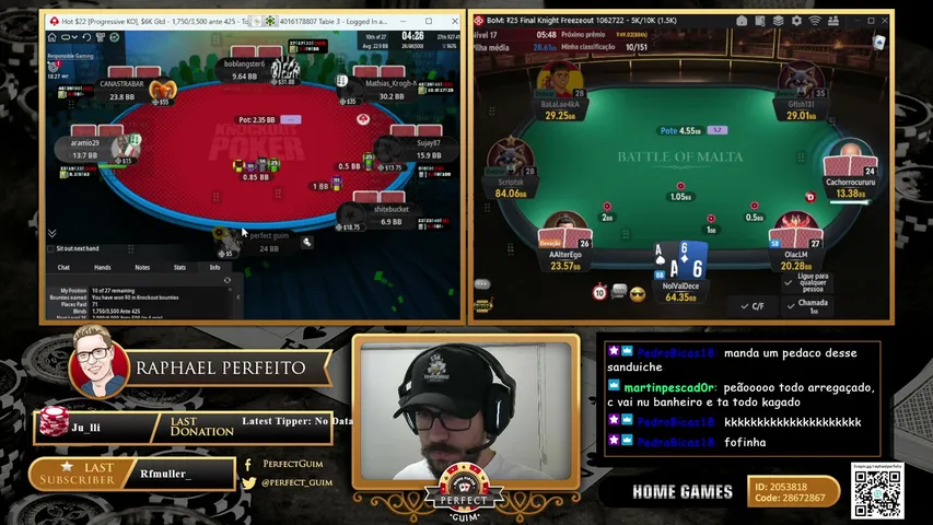 Estreia na Kick, venha aprender Poker. Varias Retinhas boraaaaa /DIA 2 WINTER SERIES 100