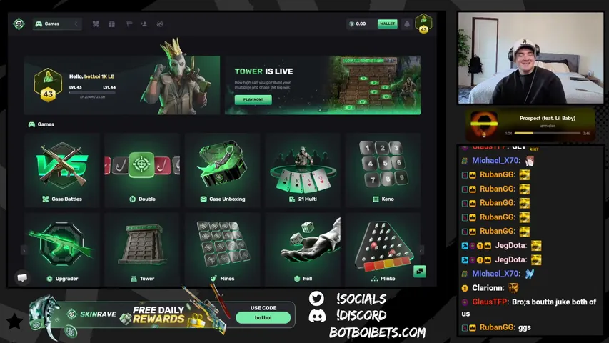 BotBoiBets playing Slots & Casino - Live Casino Stream