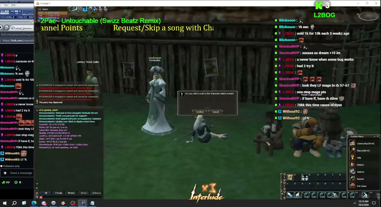 L2BOG live