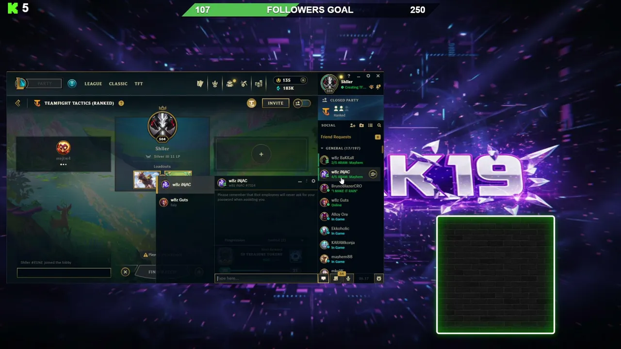 ShllerK19 live