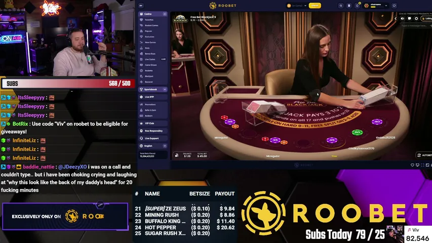 vivstreams playing Slots & Casino - Live Casino Stream