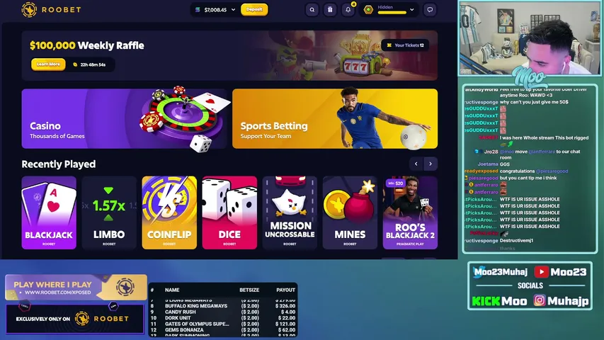 💰GIVEAWAYS $3500 START MOO VS SLOTS💰- !leaderboard !swap