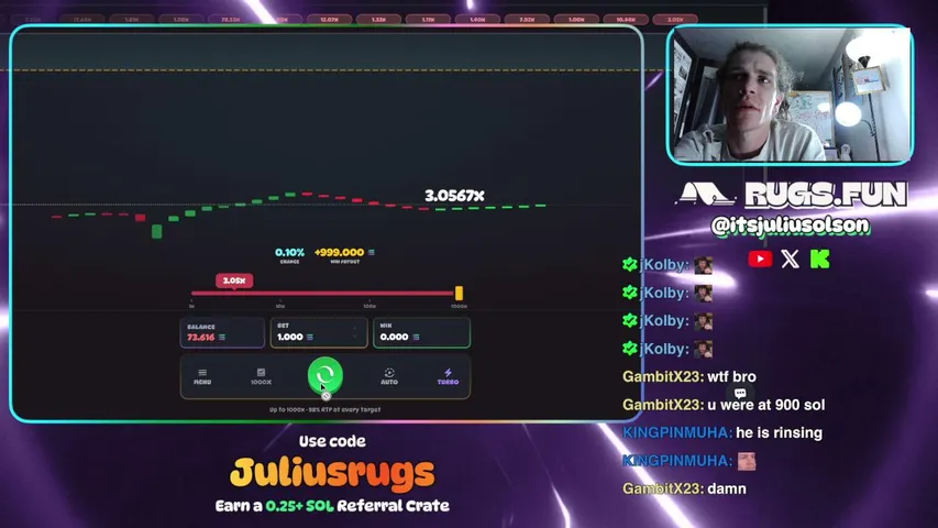 Juliusolson playing Slots & Casino - Live Casino Stream