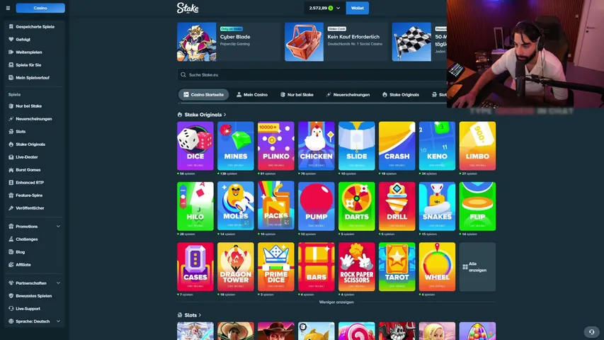 vanillacry playing Slots & Casino - Live Casino Stream