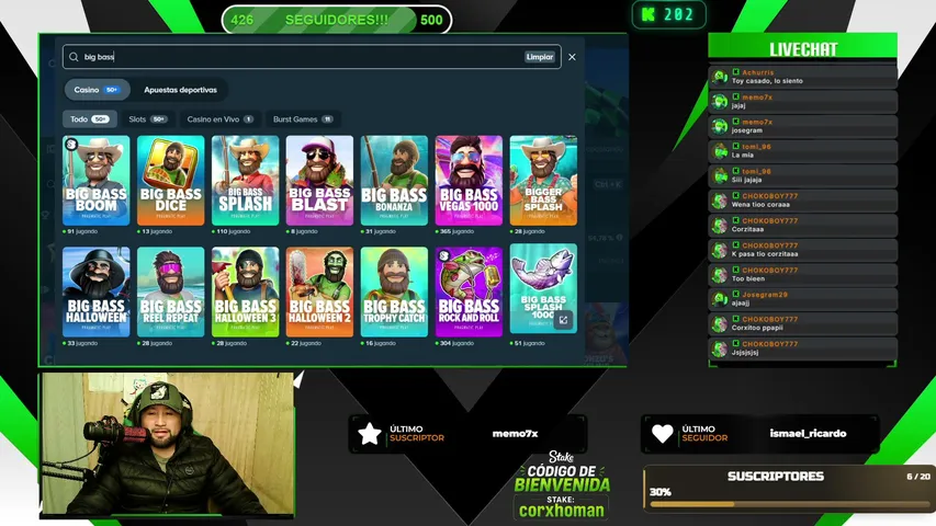 corxhoman playing Slots & Casino - Live Casino Stream