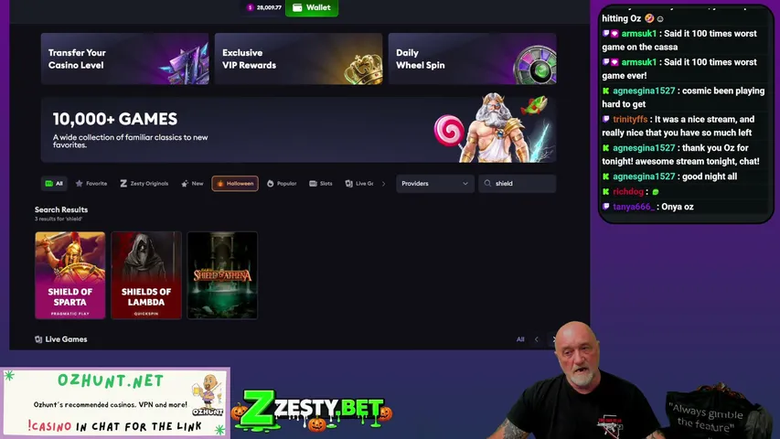 Ozhunt playing Slots & Casino - Live Casino Stream