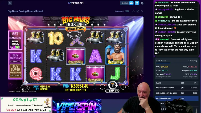 Ozhunt playing Slots & Casino - Live Casino Stream
