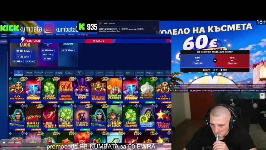 kumbata playing Slots & Casino - Live Casino Stream