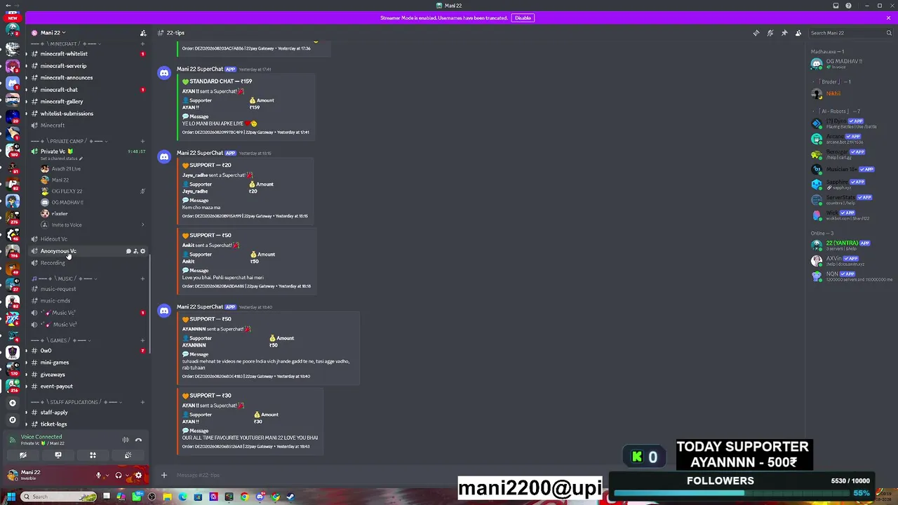Mani22live